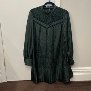 Ted Baker London green long sleeve dress size 3